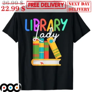 Books Library Lady Shirt