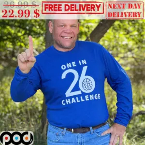 Brain One In 26 Challenge Shirt