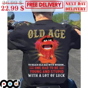 Old Age To Reach Old Age With Wisdom One Had To Be Young And Stupid With A Lot Of Luck Vintage Retro Shirt