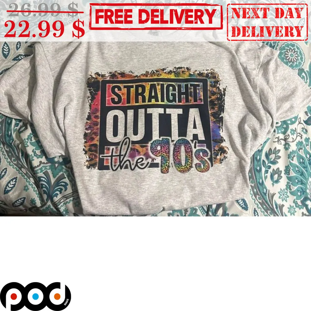 Straight Outta The 90's Leopard Vintage Shirt