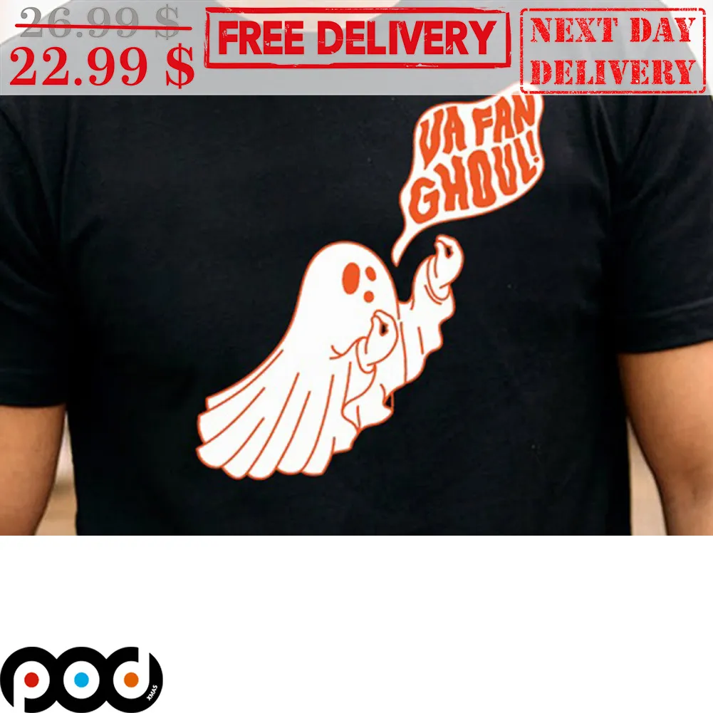 Boo Ghost Va Fan Ghoul Halloween Shirt
