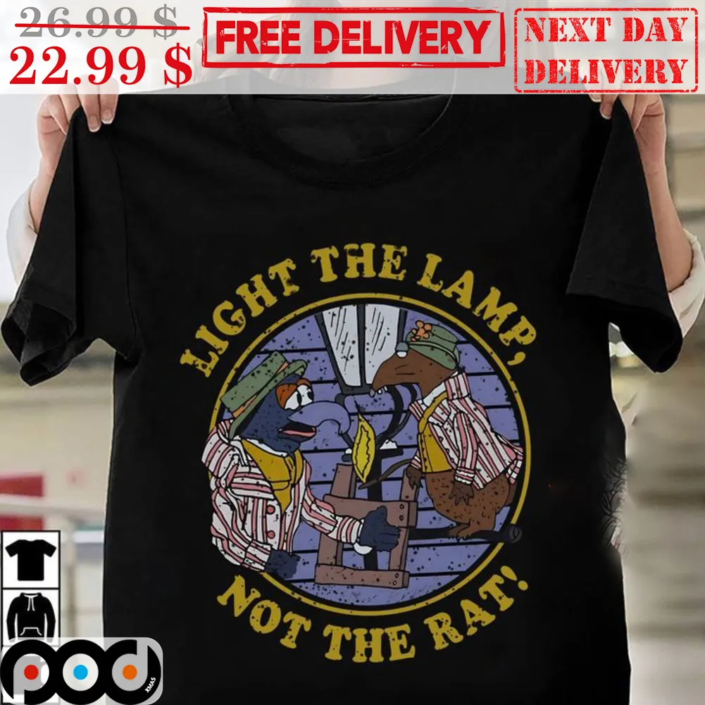 Light The Lamp Not The Rat Retro Vintage Shirt