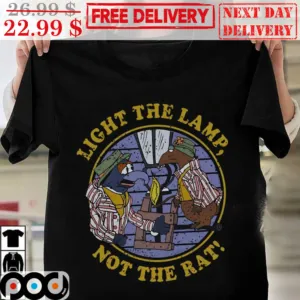 Light The Lamp Not The Rat Retro Vintage Shirt