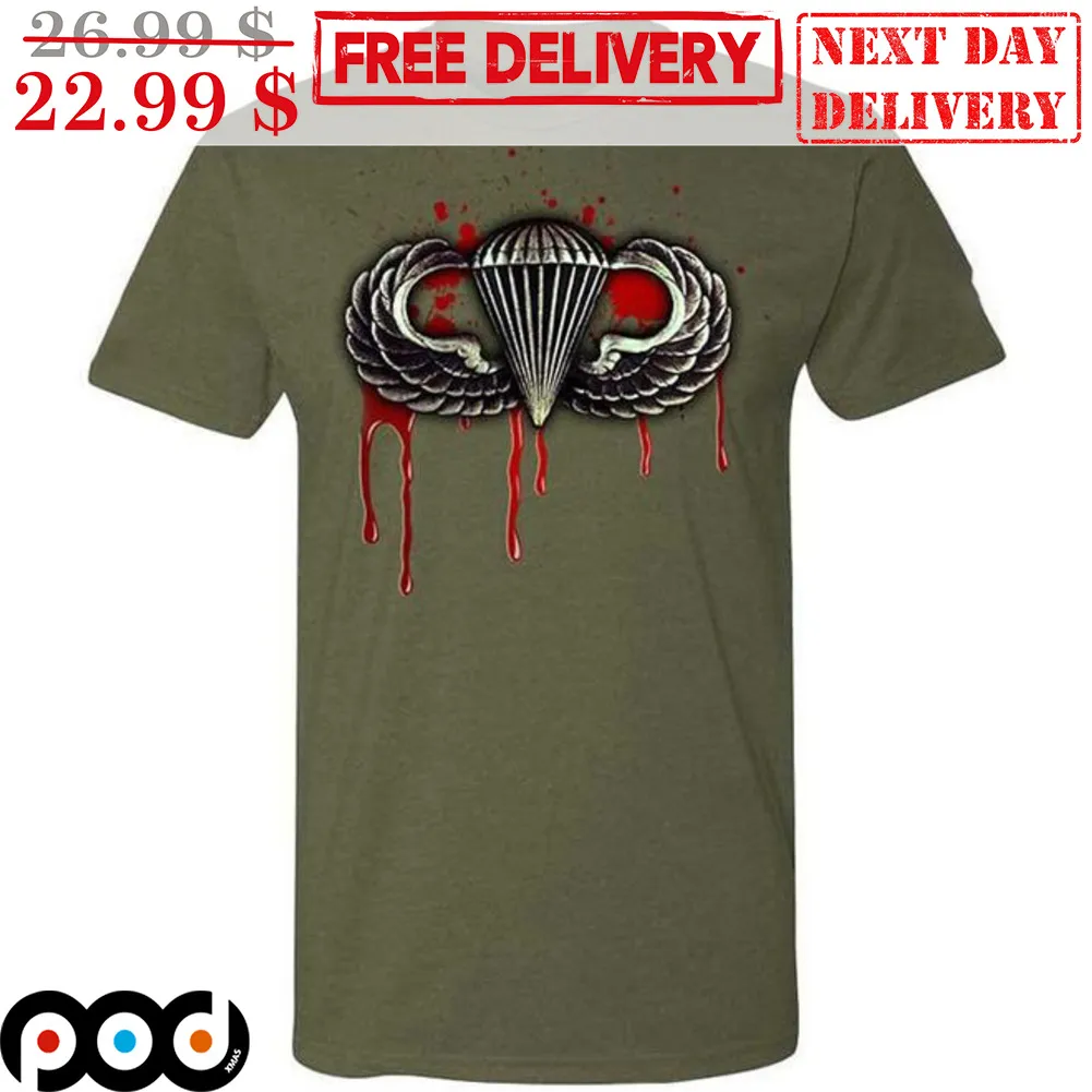 Airborne Blood Wings Shirt