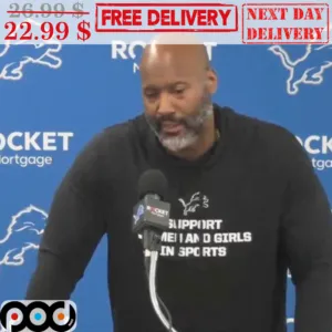 Detroit Lions Support Women And Girls In Sports Shirt