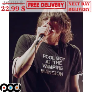 Pool Boy At The Vampire Mansion Shirt