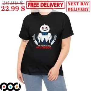 Pumpkin Robot Are You Ready For Halloween Shirt