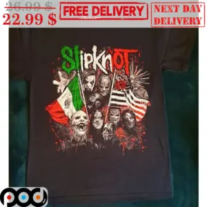 Slipknot Band Horror Flag Shirt