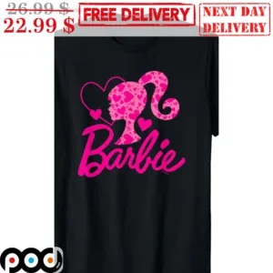 Barbie Movie Heart Pink Shirt