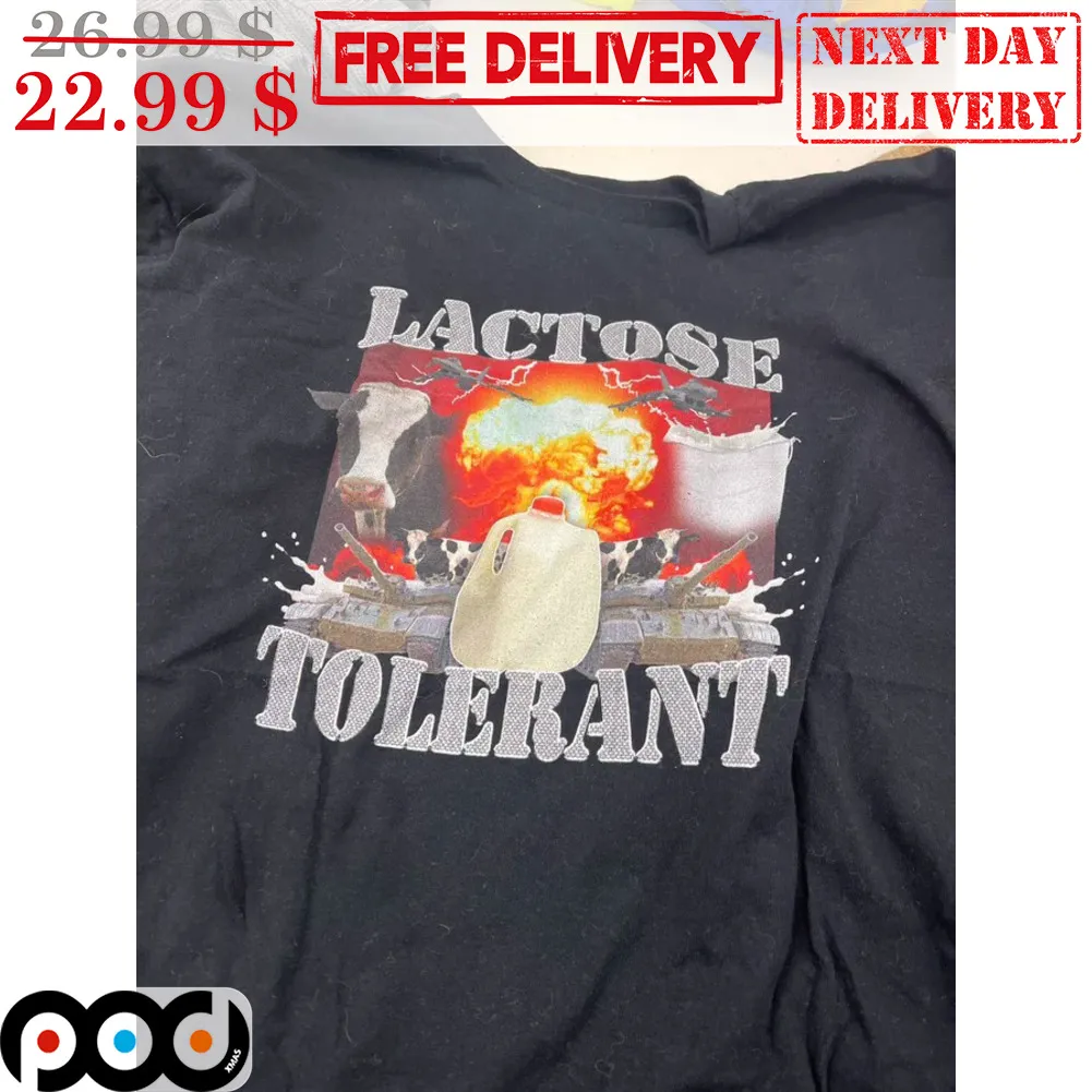 Lactose Tolerant Milk Cow Shirt