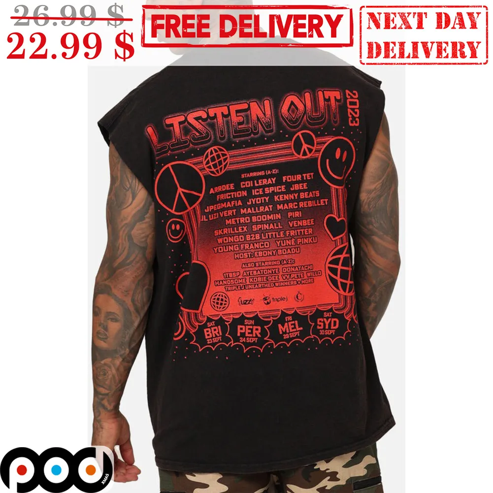 Listen Out Melbourne 2023 Tour Shirt