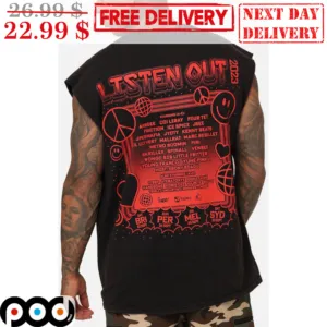 Listen Out Melbourne 2023 Tour Shirt