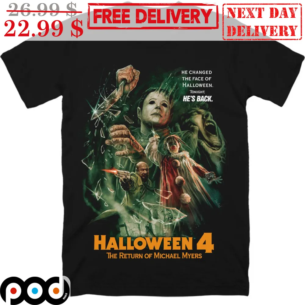 Halloween 4 The Return Of Michael Myers Horror Halloween 2023 Shirt