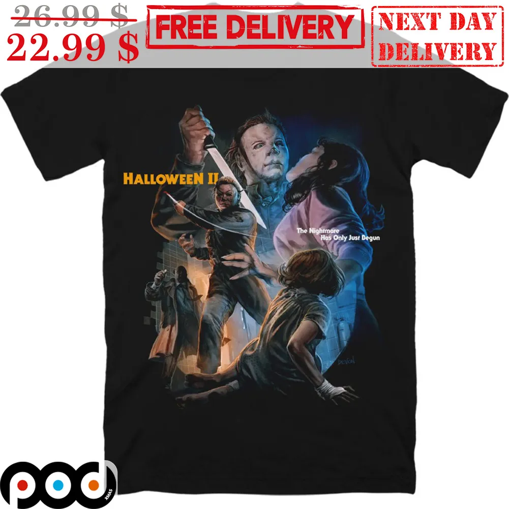 Michael Myers Halloween II The Nightmare Has Only Just Degun Horror Shirt