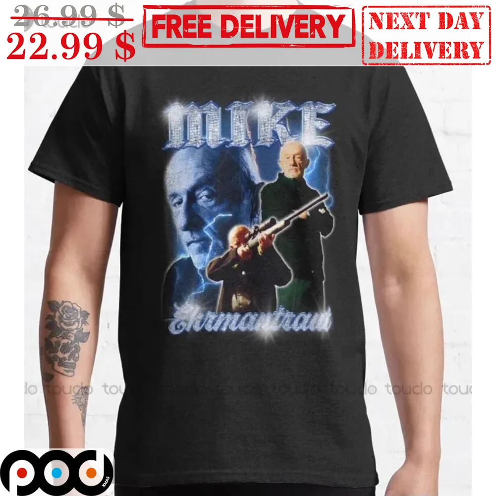 Mike Ehrmantraut Portrait Dinamond Shirt