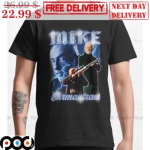 Mike Ehrmantraut Portrait Dinamond Shirt