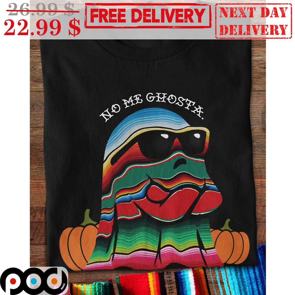 Boo Ghost No Me Ghosta Pumpkin Halloween Shirt