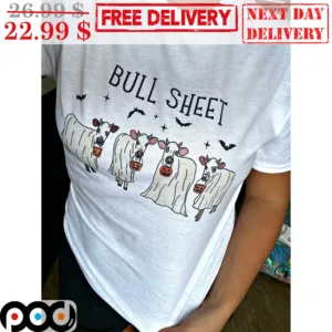 Cow Bull Sheet Ghost Halloween 2023 Shirt
