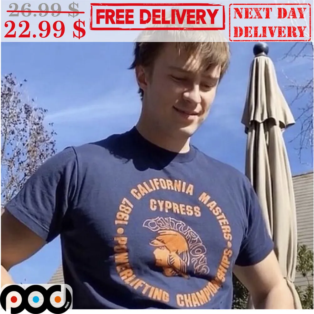 Cypress 1987 California Masters Powerlifting Championship Shirt