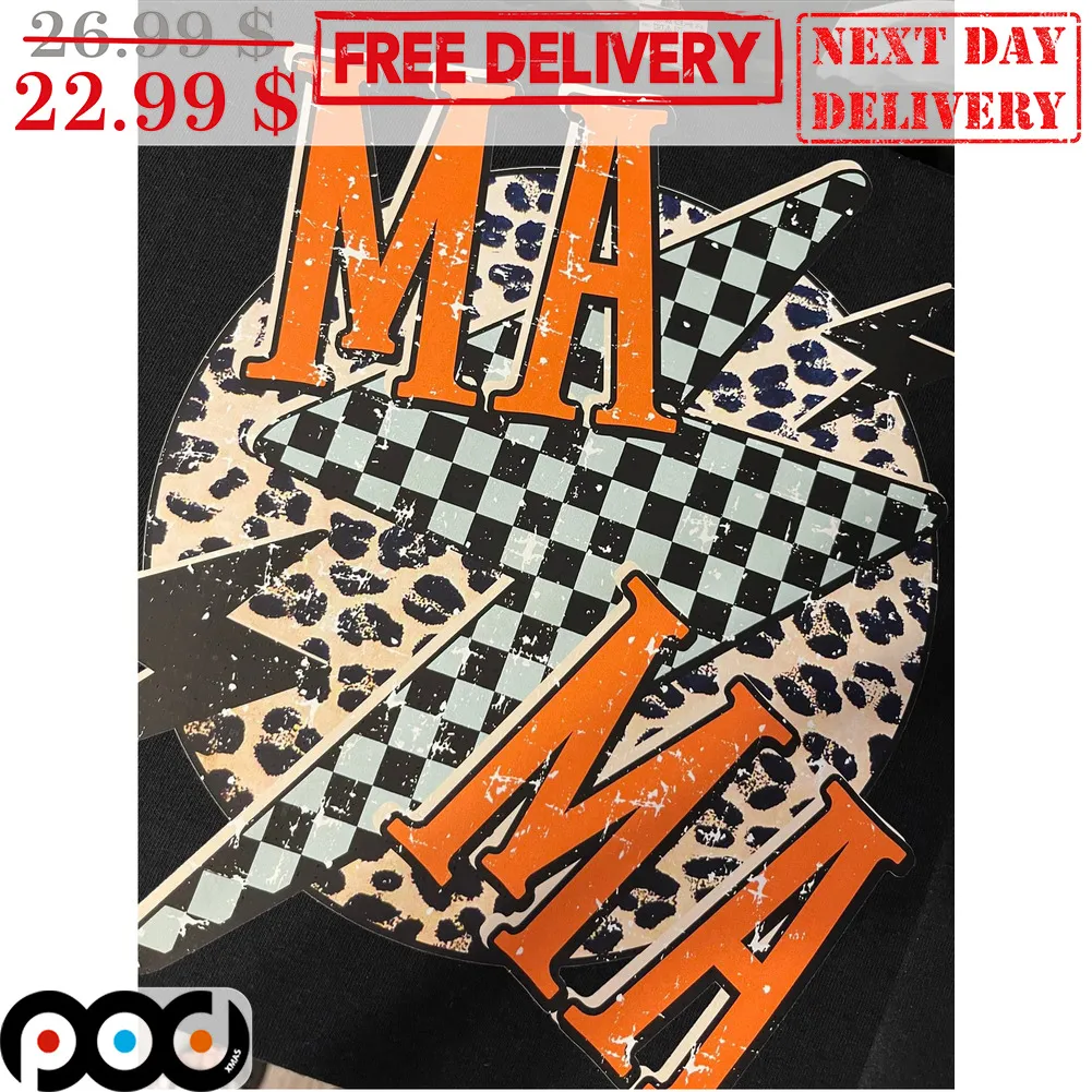 Ma Ma Lightning Leopard Vintage Shirt