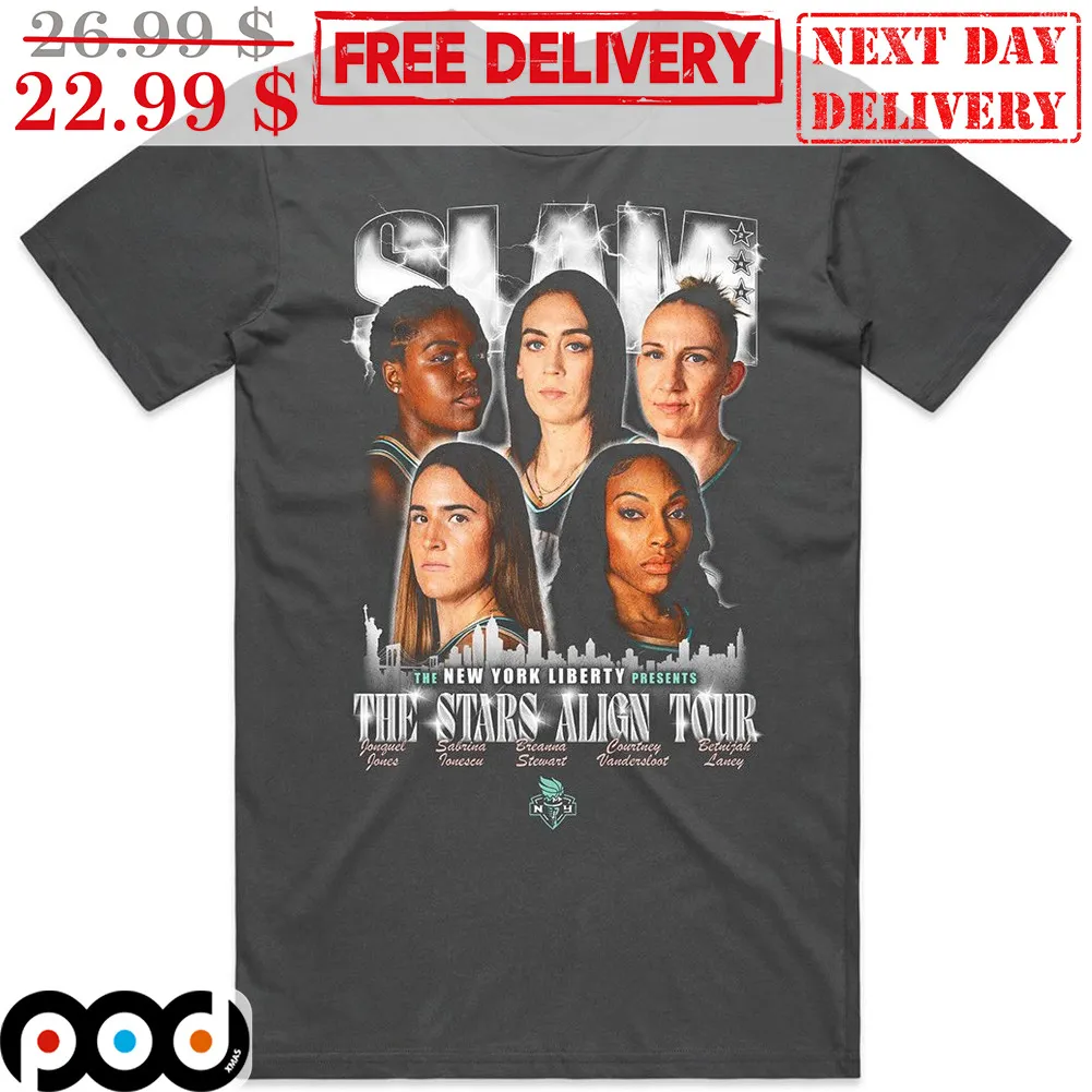 Slam The New York Liberty Presents The Stars Align Tour Shirt