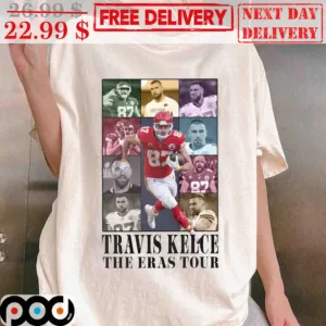 Travis Kelce Kansas City Chiefs 87 The Eras Tour NFL Shirt