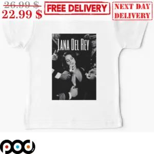 Lana Del Rey Smoking Shirt