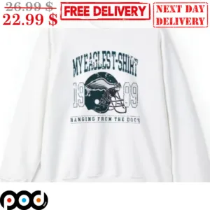 My Eagles T-shirt 1989 Hanging From The Door NFL Vintage Shirt