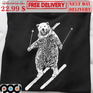 Bear Skiing Cute Shirt