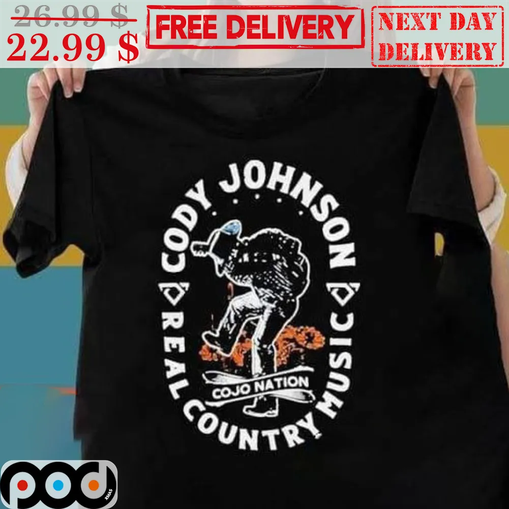 Cody Johnson Real Country Music Cojo Nation Shirt