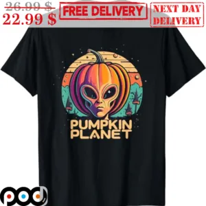 Pumpkin Planet Alien Pumpkin Halloween 2023 Shirt
