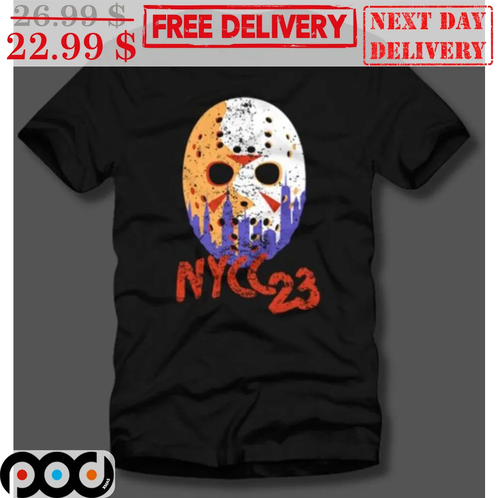 Jason Voorhees Mask NYCC 23 Halloween 2023 Shirt