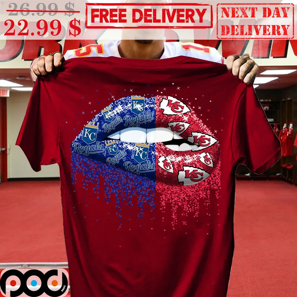 Lip Kansas City Royals Kansas City Chiefs NFL MLB Shirt