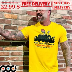 Booby's Bar And Sandwich Carbondale Il Est 1972 Re-est 2023 Shirt