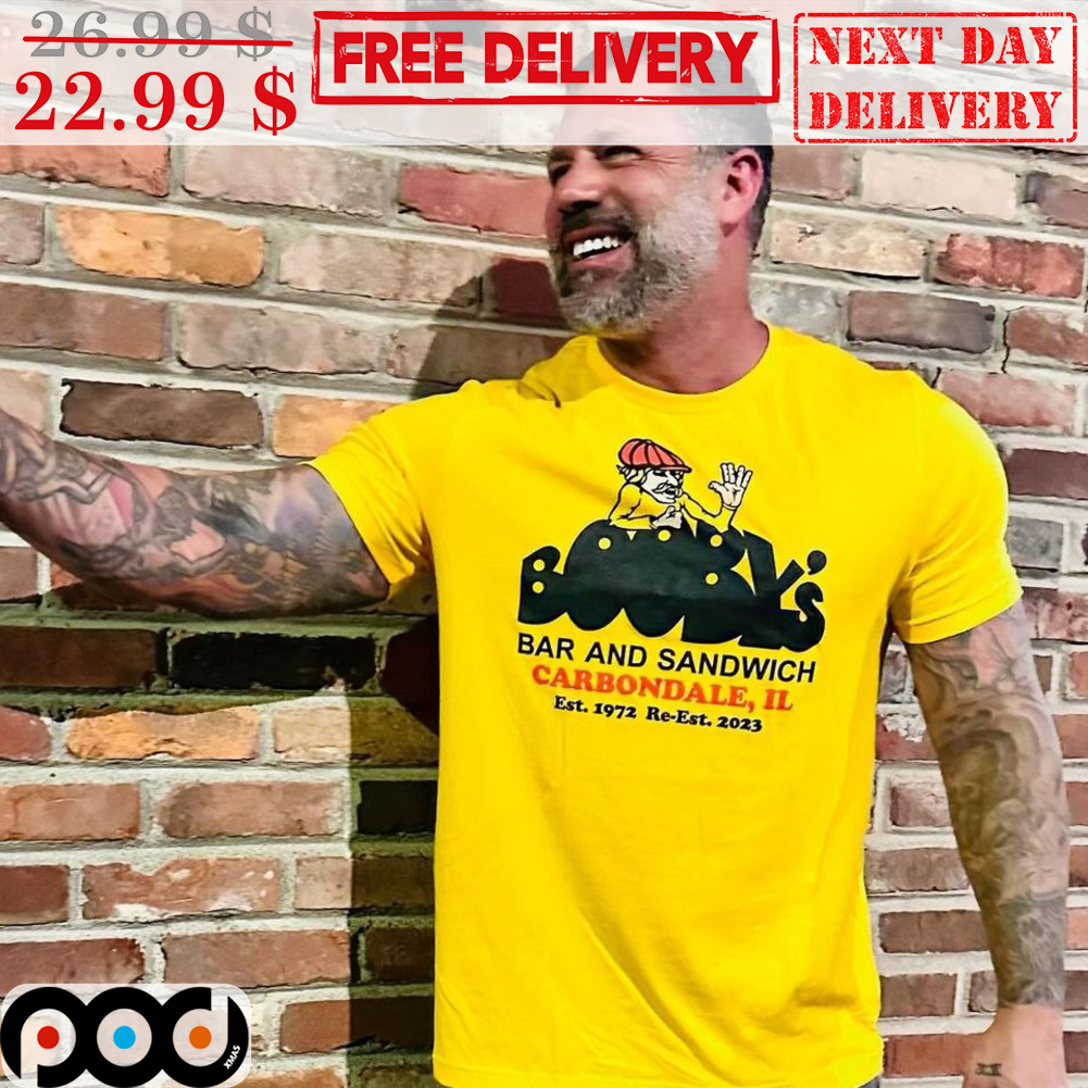 Booby's Bar And Sandwich Carbondale Il Est 1972 Re-est 2023 Shirt