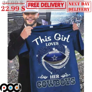 This Girl Loves Her Cowboys Heart Dallas Cowboys NFL Shirt
