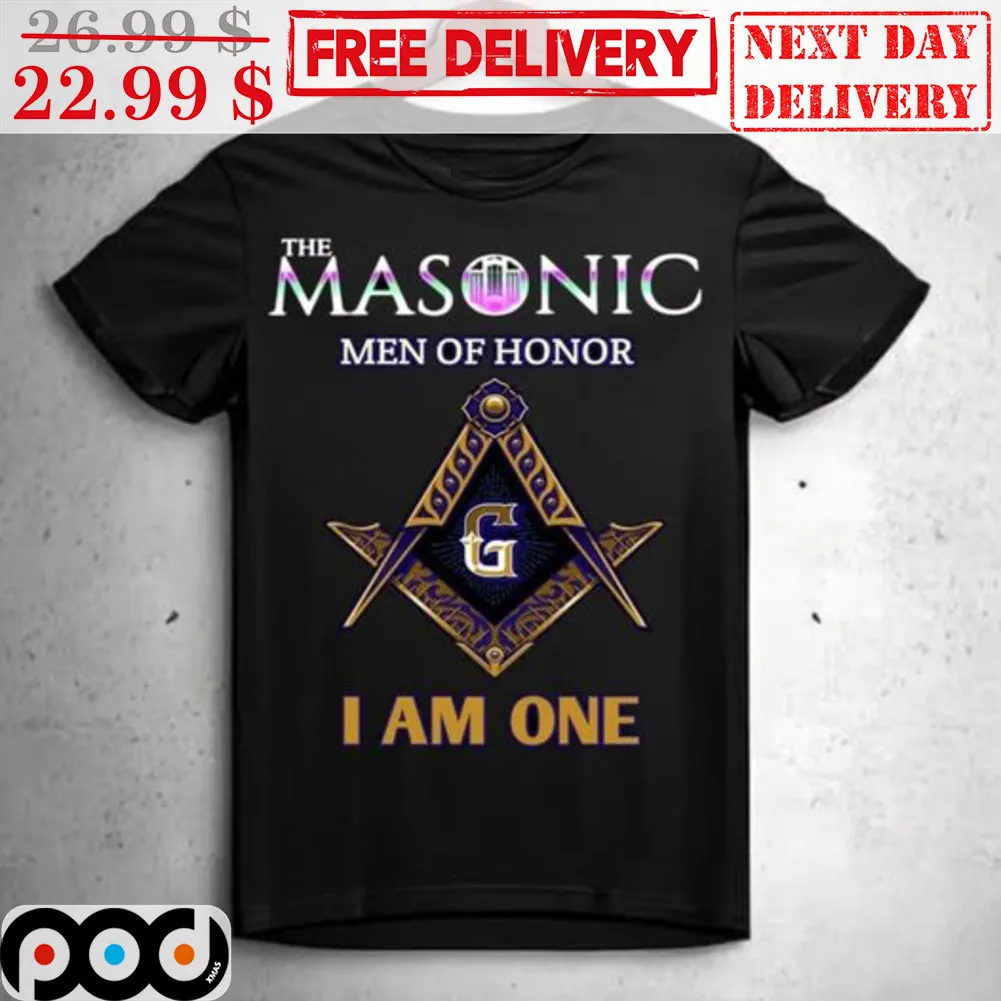The Masonic Men Of Honor G H I Am One Shirt