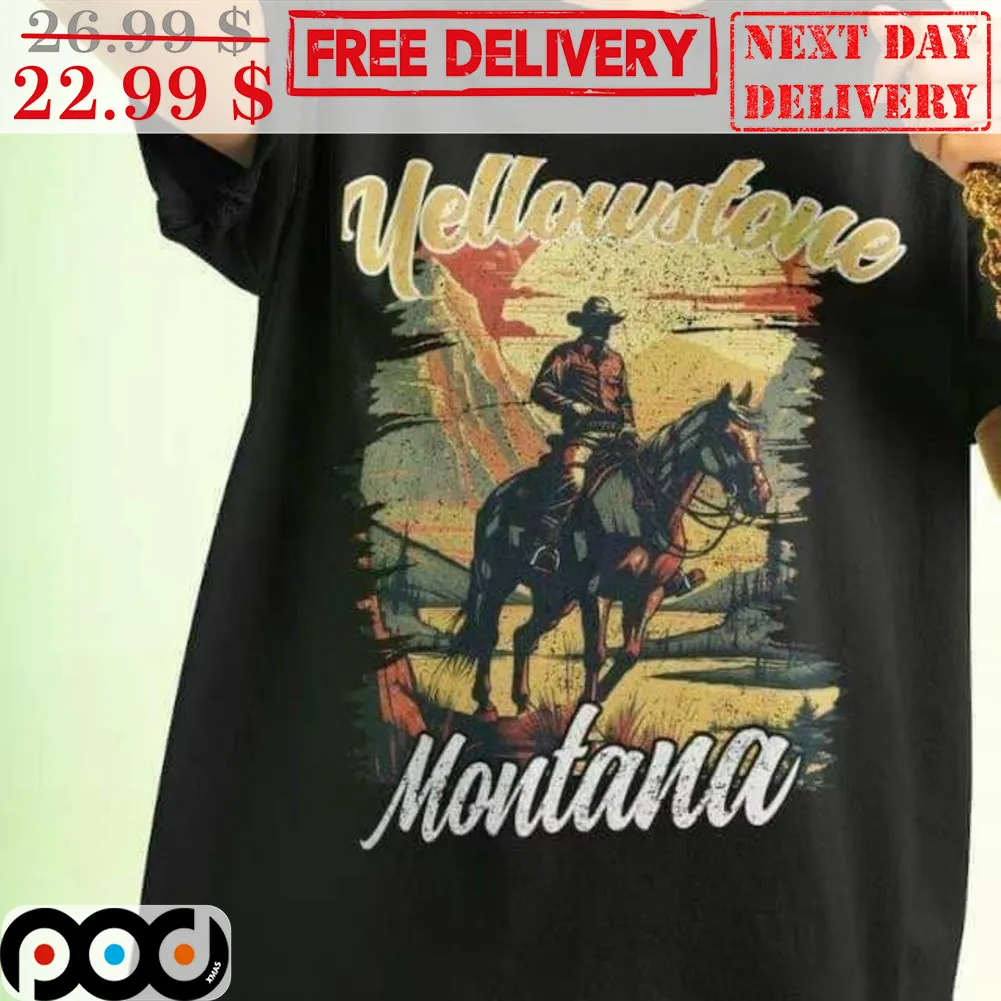 Cowboys Yellowstone Montana Vintage Shirt