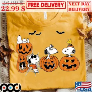 Snoopy Boo Ghost Pumpkin Halloween 2023 Peanuts Shirt