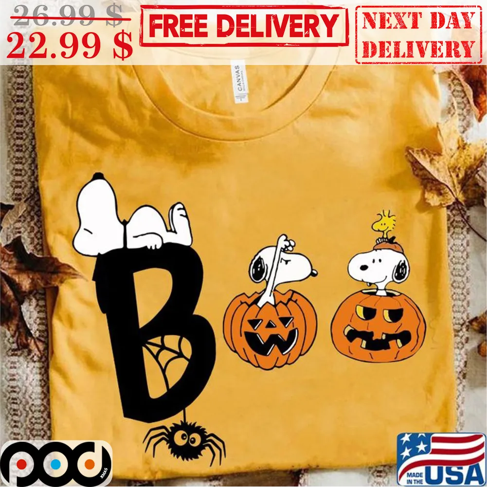 Snoopy Boo Pumpkin Halloween 2023 Shirt