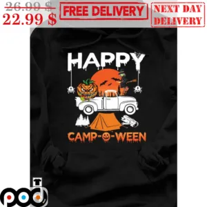 Truck Pumpkin Happy Camp-O-Ween 2023 Camping Shirt