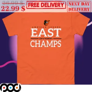 Baltimore Orioles Logo American League East Division Champs MLB Shirt