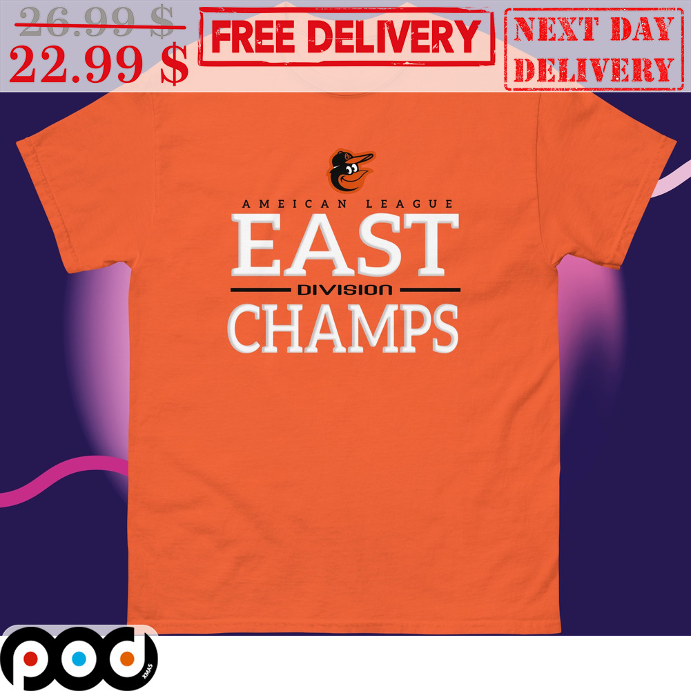 Get Baltimore Orioles Logo American League East Division Champs MLB Shirt  For Free Shipping • Custom Xmas Gift