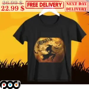 Witch Moon Night Halloween 2023 Shirt