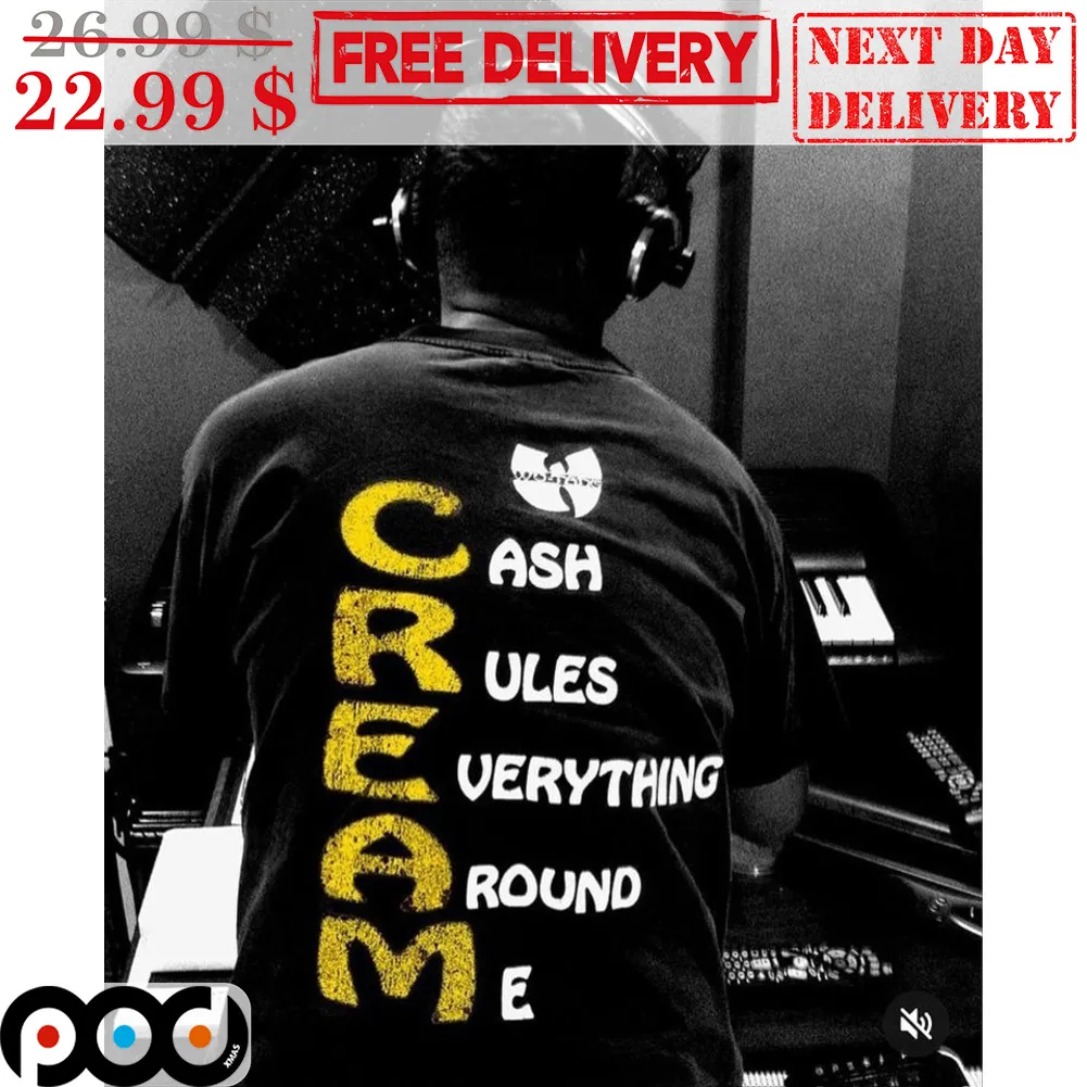 Cream Cash Rules Everything Around Me Vintage Shirt