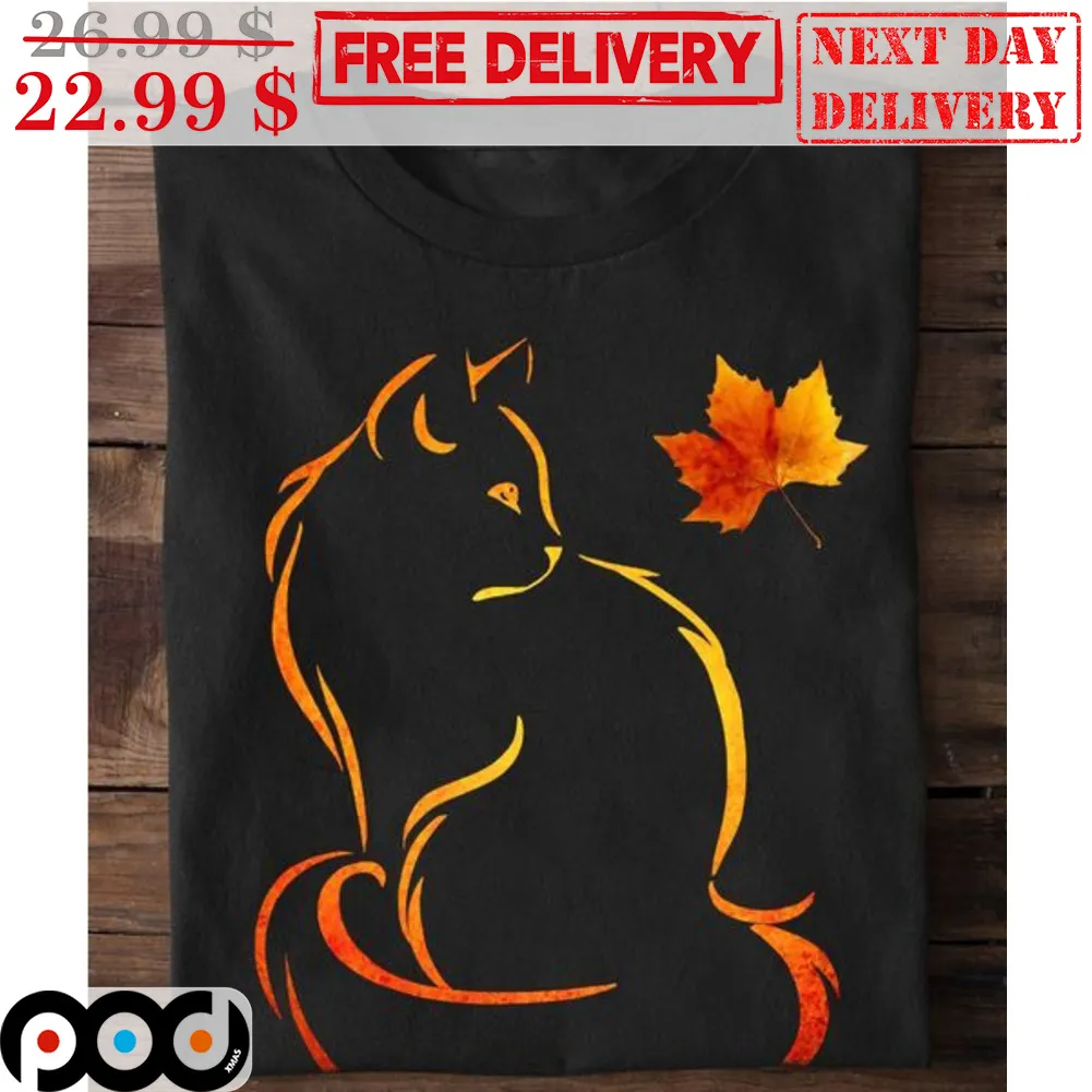 Cat Like Autumn Cute Shirt