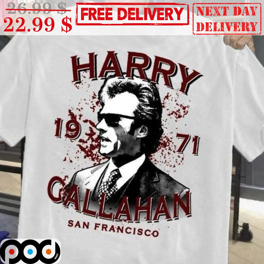 Clint Eastwood Harry Callahan 1971 San Francisco Shirt