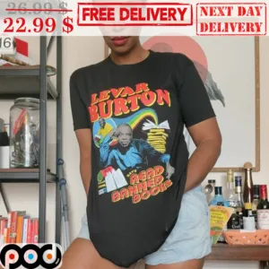 Levar Burton Says Read Banned Books Vintage Shirt