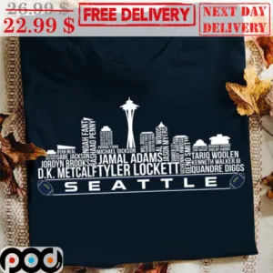 Seattle Seahawks Jamal Adams D.K Metcalf Tyler Lockett Shirt