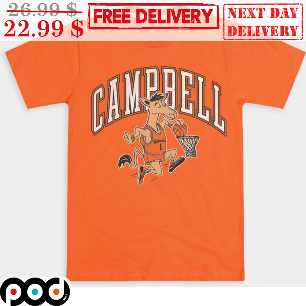 Campbell Fighting Camels Mascot Women's Basketball CAA Shirt